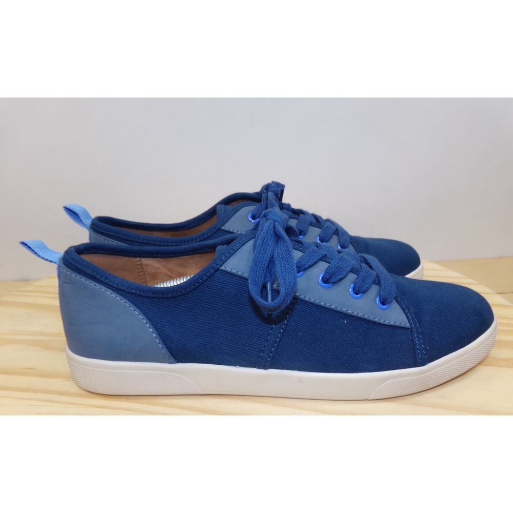 Vionic Pisces Shoes Sneakers‎ Womens Blue Size 8 Lace Up Canvas - Picture 4 of 8